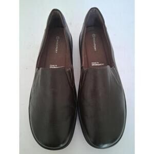 Rockport Women's Brown AdiPrene Leather Loafers Lightweight Minimalist, Size 9